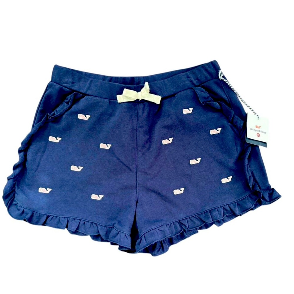 Vineyard Vines Blue Ruffled Shorts